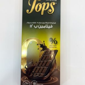 شکلات تلخ تاپس بدون شکر