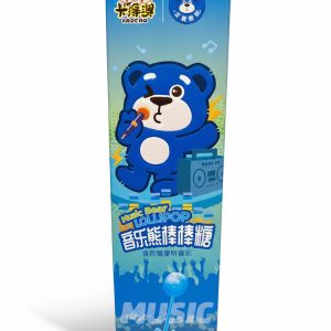 آبنبات چوبی موزیکال کودکانه طرح خرس آبی